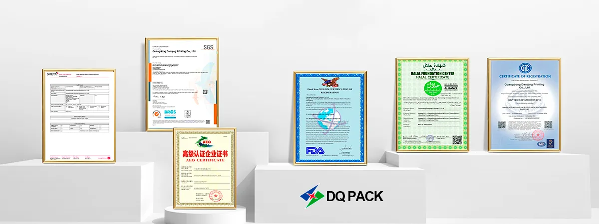 Certifications-pet-care-packaging wholesaler