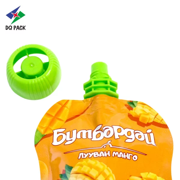 Custom Baby Food Pouch Fruit Juice Packaging Spout Bag (1)