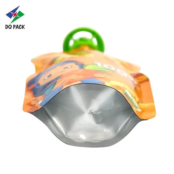 Custom Baby Food Pouch Fruit Juice Packaging Spout Bag (5)